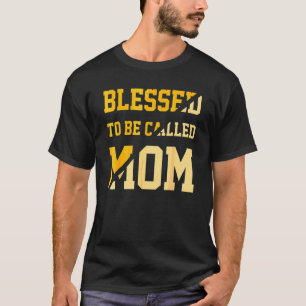 Camiseta Abençoado Seja Chamado Mãe Dia de as mães