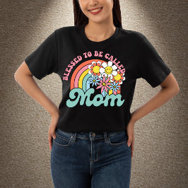 Camiseta Abençoado Seja Chamado Mãe Dia de as mães
