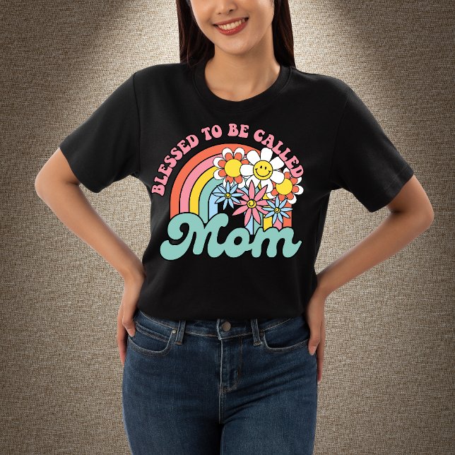 Camiseta Abençoado Seja Chamado Mãe Dia de as mães (Criador carregado)