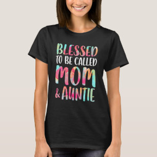 Camiseta Abençoado Seja Chamado Mãe E Dia de as mães Da Tia