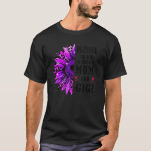 Camiseta Abençoado Seja Chamado Mãe E Gigi Girassol Cute M