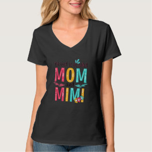 Camiseta Abençoado Seja Chamado Mãe E Mimi Vovó Floral M