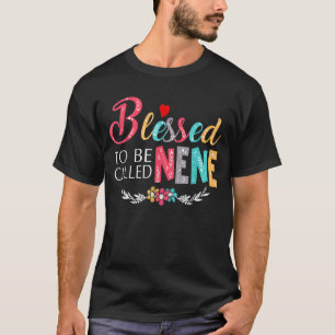 Camiseta Abençoado Seja Chamado Mãe E Nene Engraçado Nene