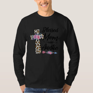Camiseta Abençoado Seja Chamado Mãe E Tia, Vovó Engraçada