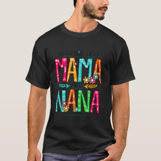 Camiseta Abençoado Seja Chamado Mamãe E Nana Engraçada Dons