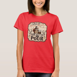 Camiseta Abençoado Seja Seu Coração, Agora Cala a Boca e Si