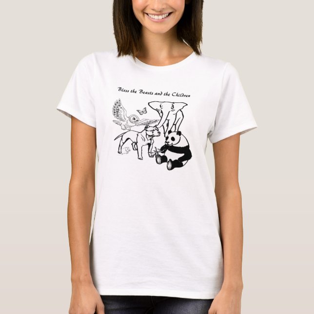 Camiseta Abençoe os animais (Frente)