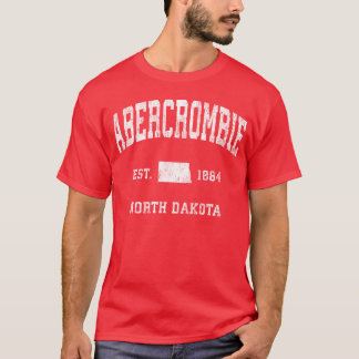 Camiseta Abercrombie North Dakota Nd Esportivo Atlético Vin