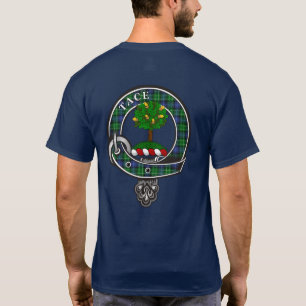 Camiseta Abercrombie Tartan Clan Crachá Personalizado T-Shi