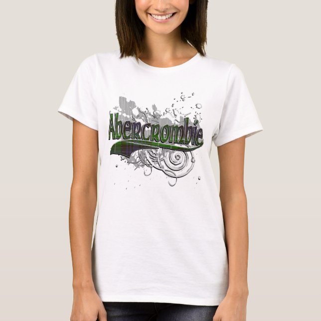 Camiseta Abercrombie Tartan Grunge (Frente)