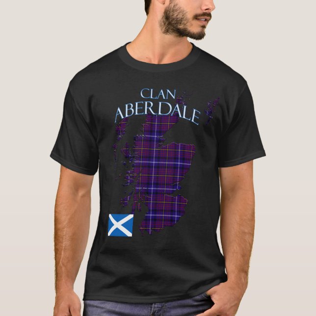 Camiseta Aberdale Scottish Clan Tartan Scotland (Frente)