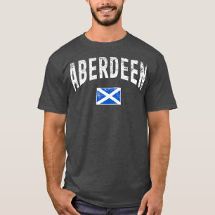 CAMISETA ABERDEEN ESCÓCIA COM BANDEIRA ESCÓTICA DESVIADA