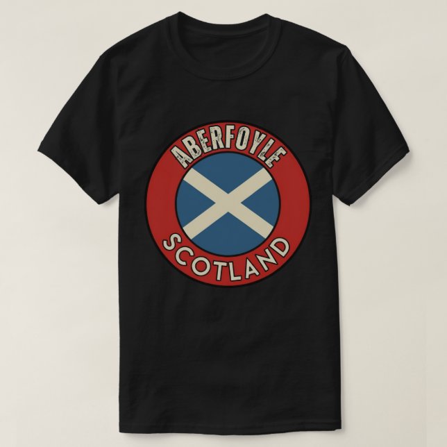 Camiseta Aberfoyle, Escócia (Frente do Design)