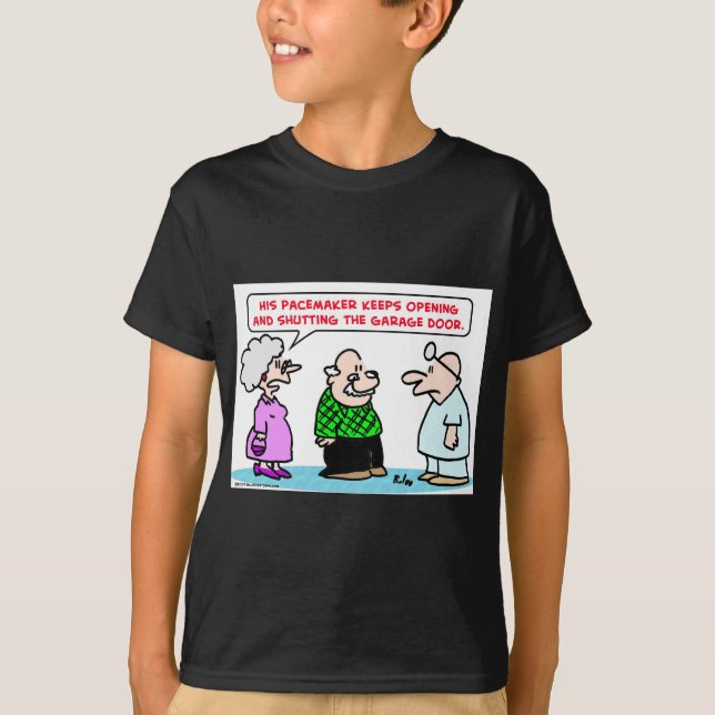 Camiseta aberto da porta da garagem do pacemaker fechado (Frente)