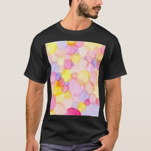 Camiseta Abertura da bolinhas: Aquarela Colorida