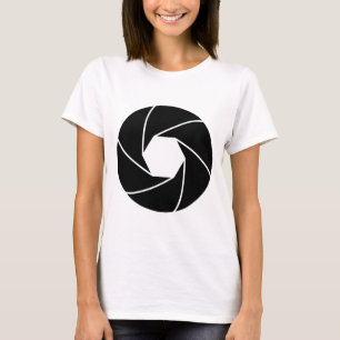 Camiseta Abertura da Câmera – Fotografia Gráfica