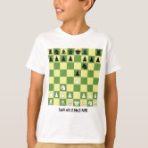 Camiseta Abertura de Xadrez do Jogo Viena Shirt Chess Gift