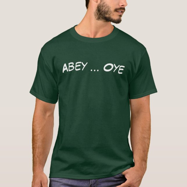 Camiseta Abey… Oye (Frente)