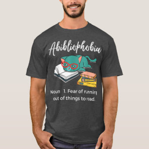 Camiseta Abibliofobia, Leitura de Gato do Livro