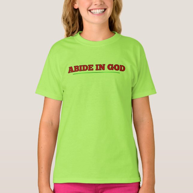 Camiseta Abide em GOD (Frente)