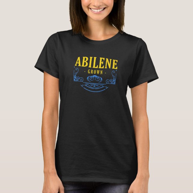 Camiseta Abilene Cultivou Texas American Tx Hometown Resid (Frente)