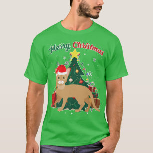 Camiseta Abissínia Árvore de Natal Flocos de Neve Xmas Pré