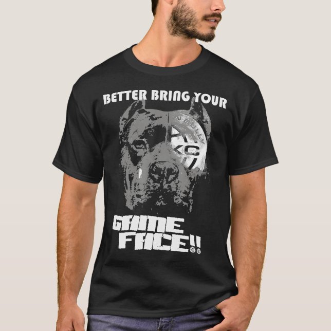 Camiseta Abkc É Melhor Trazer Seu Jogo Cara De Touro (Frente)
