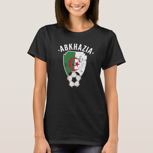 Camiseta Abkhazia Soccer Bola Abcásia Bandeira Abkhaz (Frente)
