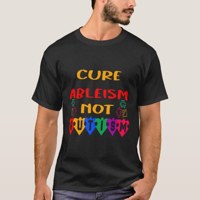Camiseta Ableismo puro não utismo (Frente)