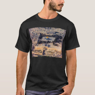 Camiseta Abóbada velha de Jerusalem da cidade de Temple