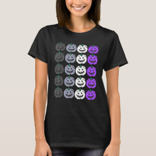 Camiseta Abóbora Asexual De Halloween Lgbtq Para O Hallow D