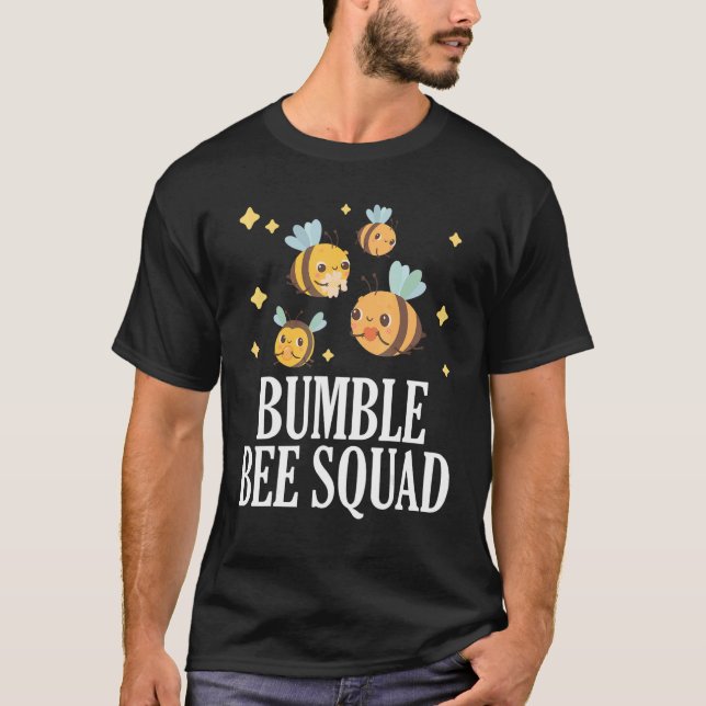 Camiseta Abóbora-Bumble Esquadrão Mel-Bela-Bela-Boca-Bela A (Frente)