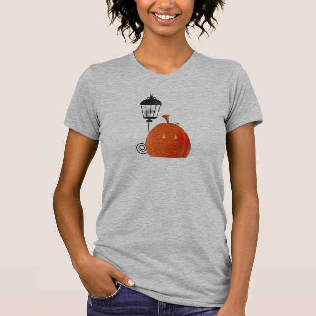 Camiseta Abóbora com Posto Lâmpada (Frente)