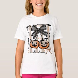 Camiseta Abóbora Coquete em Renda Halloween Gótico