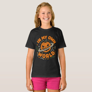 Camiseta Abóbora Cósmica de Halloween