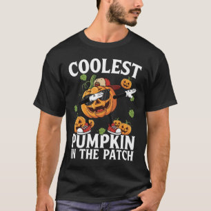 Camiseta Abóbora Dabbing Mais Legal do Campo de Halloween