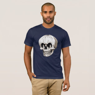 Camiseta Abóbora de Cranio Halloween Gótico