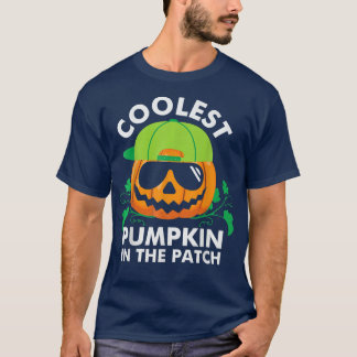 Camiseta Abóbora de design de Halloween assustadora com gra