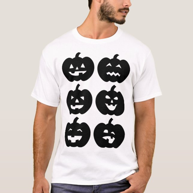 Camiseta Abóbora de Halloween (Frente)