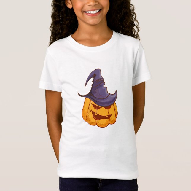 Camiseta Abóbora de Halloween 1 (Frente)
