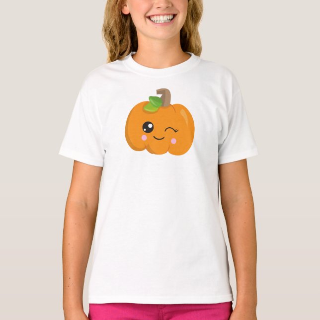 Camiseta Abóbora De Halloween, Abóbora De Vinho, Truque Ou  (Frente)