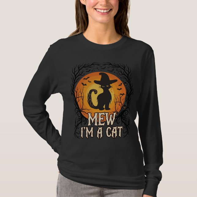 Camiseta Abóbora de Halloween Assombrada Noite Assustadora  (Frente)