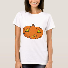 Camiseta Abóbora-de-Halloween Bonita