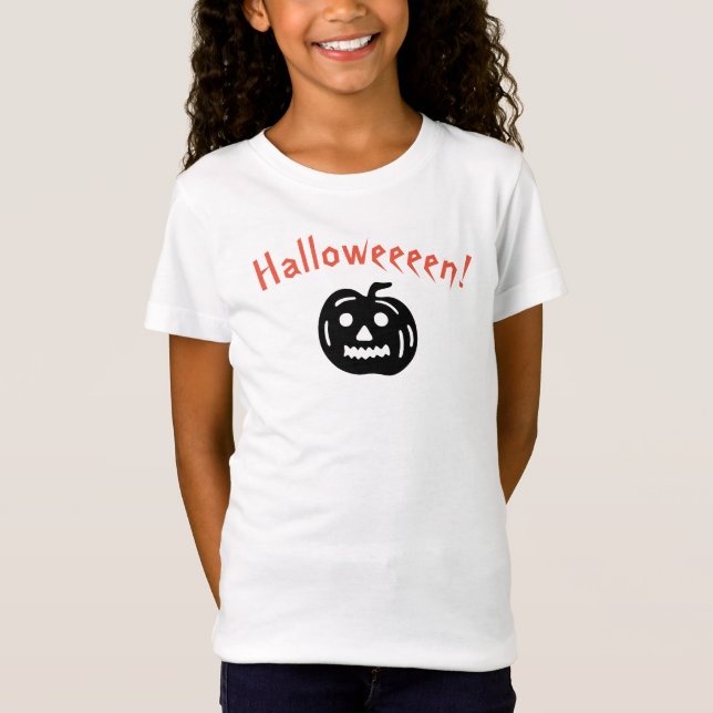 Camiseta Abóbora de Halloween Engraçada (Frente)