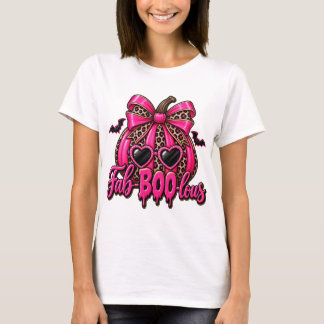 Camiseta Abóbora de Halloween Fab-BOO-Lous