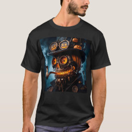 Camiseta Abóbora de Halloween Steampunk Gótico