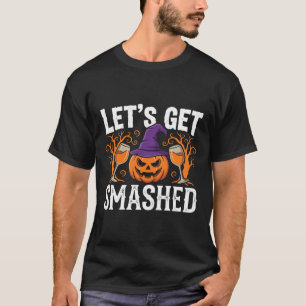 Camiseta Abóbora de Halloween Vamos nos Esmagar