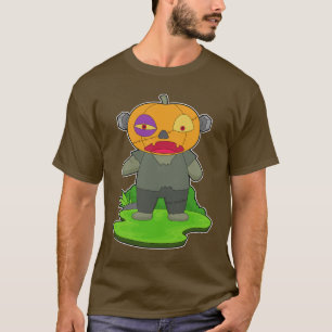 Camiseta Abóbora de Halloween Zumbi