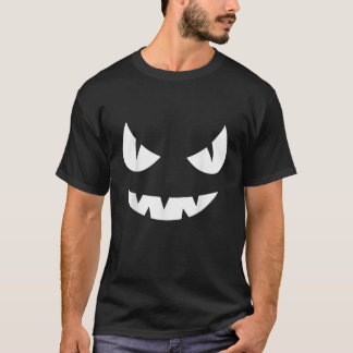 Camiseta Abóbora de Jack O Lantern Rosto Engraçado Fantasia