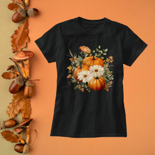 Camiseta Abóbora de outono de Watercolor